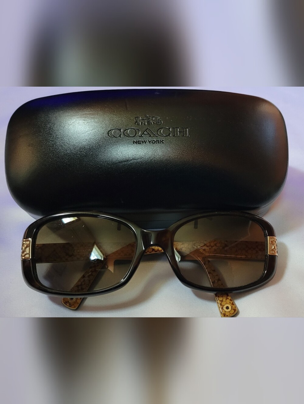 Coach Lillian HC8003 L004 Eyeglass Frames 5033/13 Tortoise 55-18-135 w/ Case